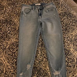 Flying Monkey distressed skinny jeans